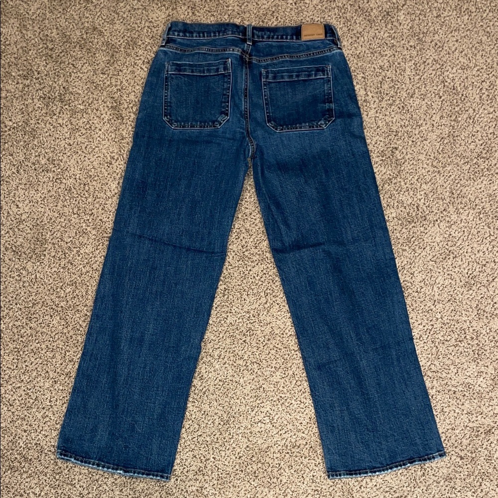 American Eagle Outfitters Women’s Dark Blue Relaxed Jeans - Picture 4 of 4